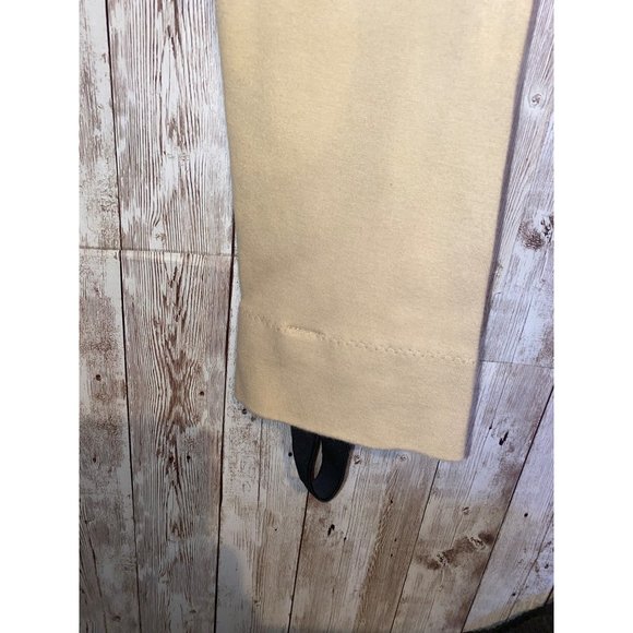 On Course Cotton Lycra Cream Equine Horse-Riding Pants Breeches Elastic Stirrup - Picture 2 of 12